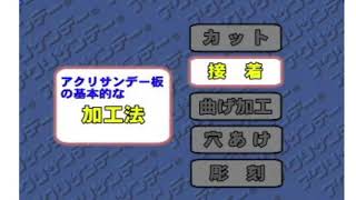 アクリサンデー加工具商品紹介