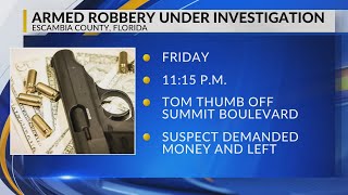 Pensacola Police looking for armed robbery suspect