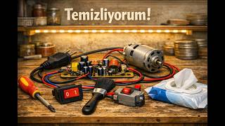 YAPTIĞIM MOTOR HIZ DEVRESİNİ TEMİZLİOM:)
