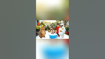 Capybara cùng anh giúp bà tắm La Ultimato Combinatzione và cái kết #capybara