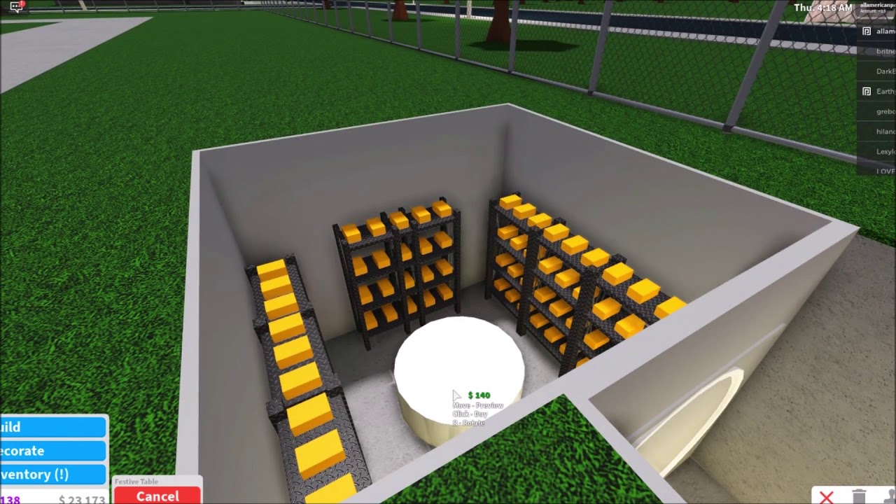 Building my bloxburg city a bank! YouTube