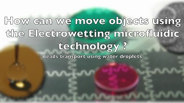 How to transport object with microfluidic electrowetting