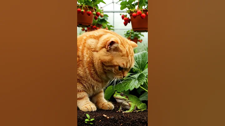 Video 11640271: exotic shorthair, shorthair gardening