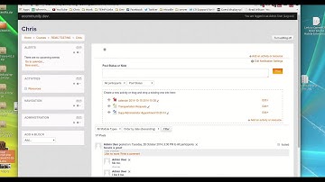 Moodle eCommunity Demo