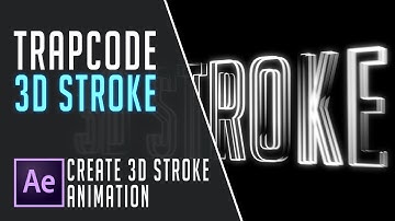 3D Stroke Effect with Trapcode 3D Stroke | After Effects Tutorial | Free Project