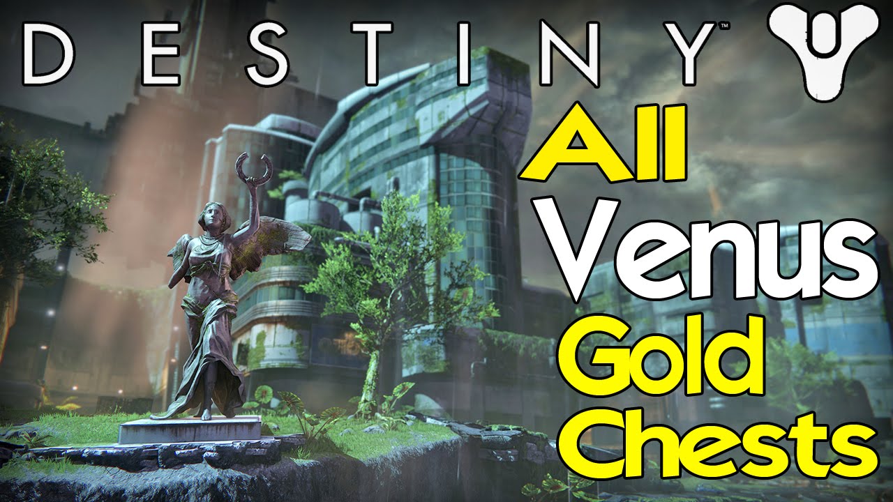 Destiny: All 5 Gold Chest Locations on Venus! (Quick & Simple) 