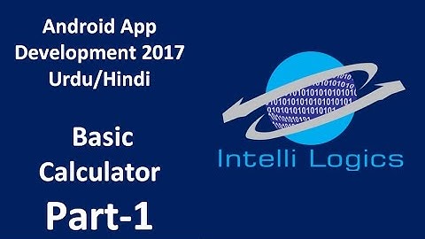 15. Basic Calculator in Android part-1 Urdu/Hindi