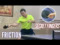 How to create the feeling of ball-grip friction of the Forehand Topspin technique