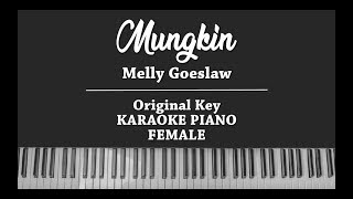 Mungkin (FEMALE KARAOKE PIANO COVER) Melly Goeslaw chords