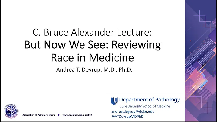 Andrea Deyrup: C. Bruce Alexander Lecture APC 2022