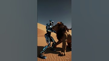 Can a Robot Survive a Lion Attack? Watch This!