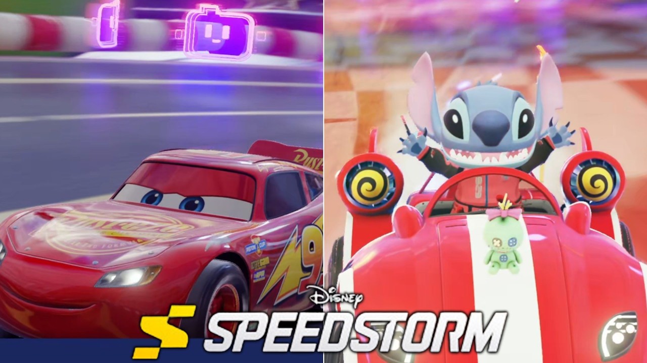 Disney Speedstorm (PC) // Online Races - Season 18 Cars (Lightning McQueen, Stitch, Lilo)