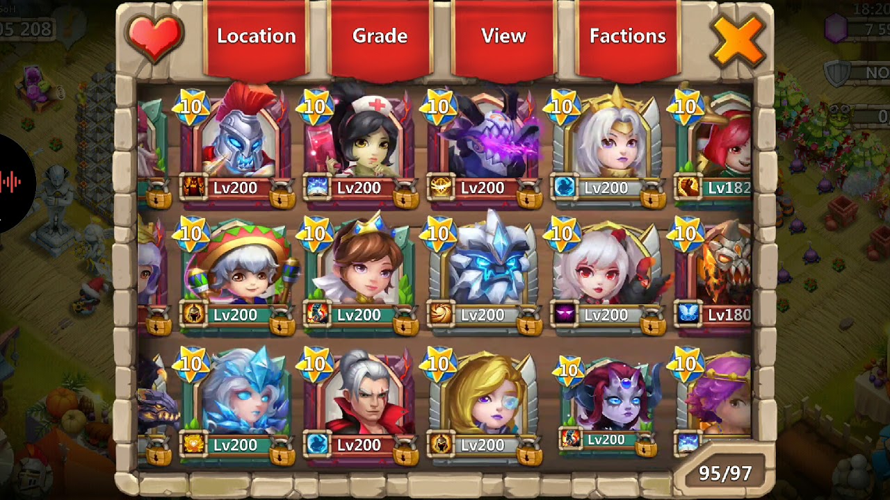 Castle Clash Testing The Difference Between Sacred Light and Survival on Skeletica