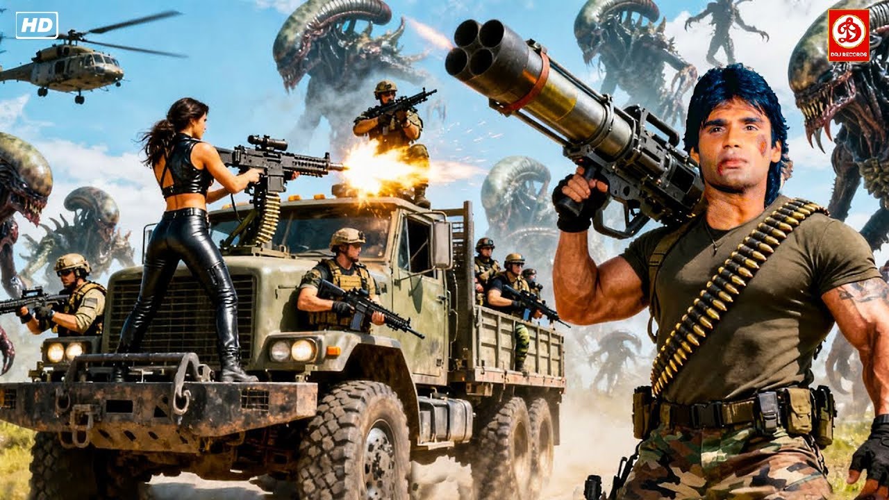 Sunil Shetty की अब तक की सबसे खतरनाक हिंदी एक्शन मूवी Jay Bhanushali | Bollywood Action Hindi Movie