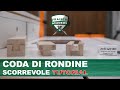 Come realizzare un incastro Coda di rondine scorrevole per legno con fresatrice fai-da-te | Tutorial