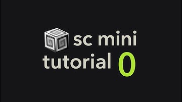 SuperCollider Mini Tutorial: 0. Introduction