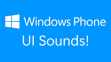Windows Phone 8.1 UI Sounds!