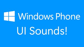 Windows Phone 8.1 UI Sounds!