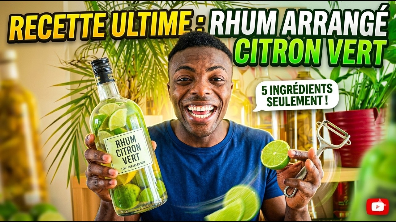 Arrangé Le Rhum : #rhum  arrangé au Citron Vert