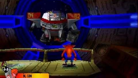 Crash Bandicoot 2: Cortex Strikes Back - Boss 4: Dr. N. Gin