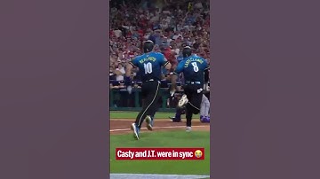 MUST SEE: This angle of two Phillies crossing the plate is WILD 🤯