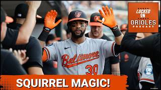 Three homers and a lucky squirrel lead the Orioles to an 8-5 win over the Tigers!