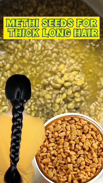Methi dana for hair #haircare #youtubeshorts #beauty