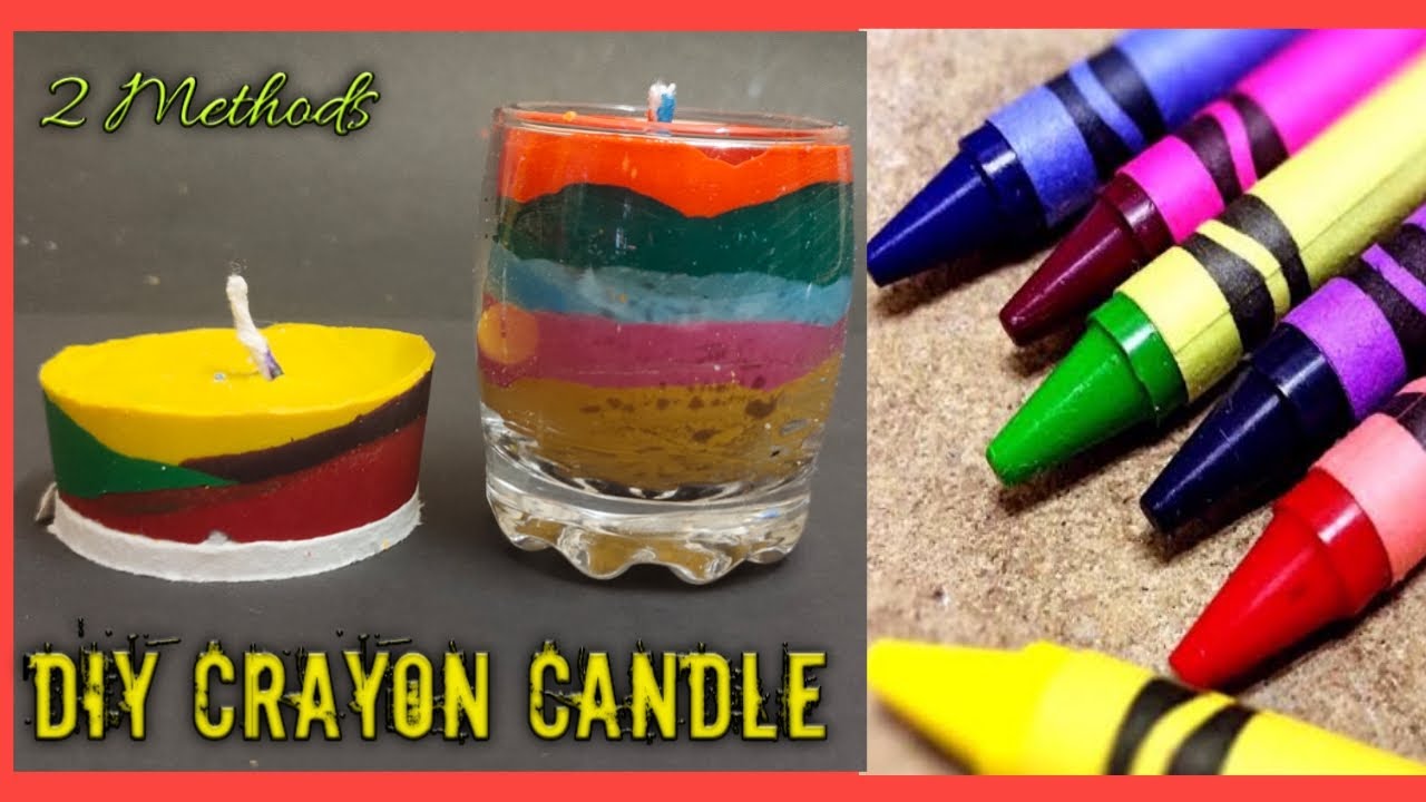 5 steps to create DIY crayons candles with kids at home