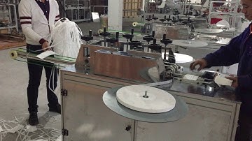 Automatic nonwoven face Mask ear loop welding Machine (Tie-on type)