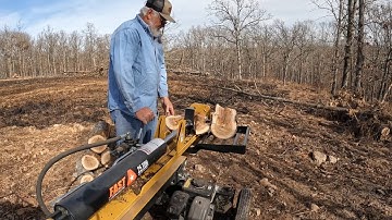Adding a Log Catcher to our Countyline 25 Ton Log Splitter!