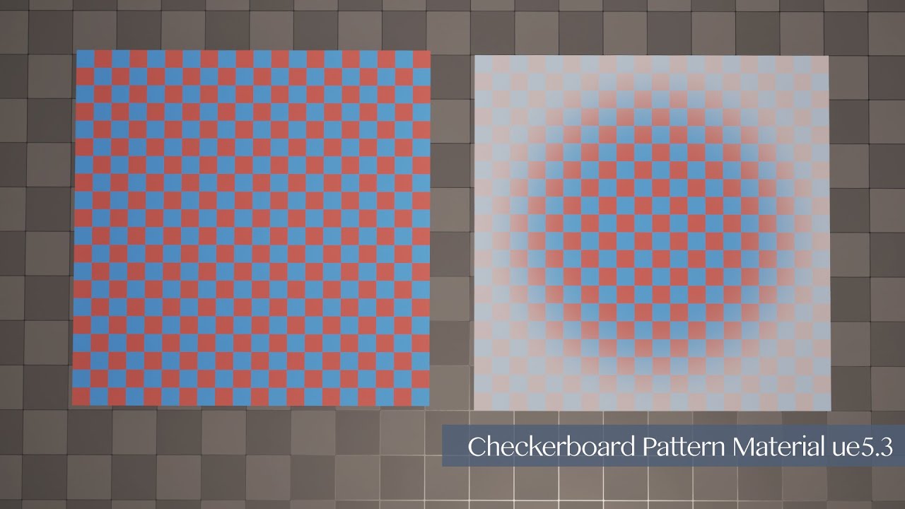 ue Material Tutorial | Procedural CheckerBoard - YouTube