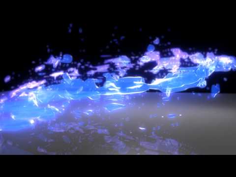 Maya nParticles Glowing Liquid