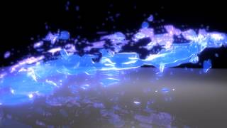 Maya nParticles Glowing Liquid