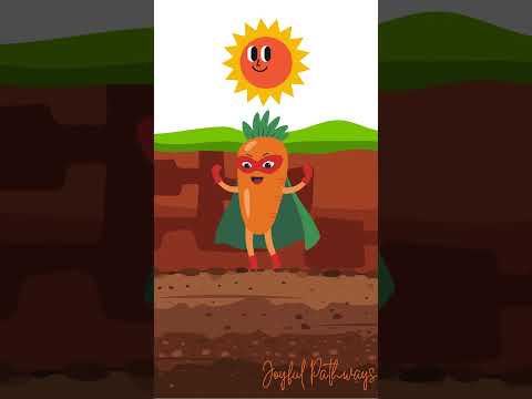 أنا جزرة أغنية خضار تعليمية للأطفال