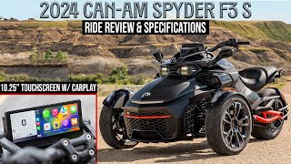 2024 CanAm Spyder F3 S with All New Touchscreen Display!