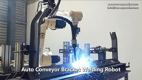 How to assembly and weld a conveyor idler by automated machine ?www.conveyoroller.com