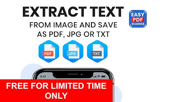 How to convert Images to PDF and OCR Text Recognition with iPhone iOS Mobile Scanner Scanning Docs