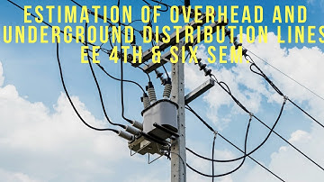 Edde -1st &2nd overhead and underground Distribution lines estimation