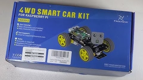 Freenove 4WD Smart Car Kit for Raspberry Pi - Unboxing