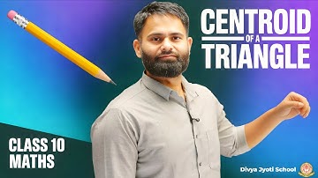 Class 10 Maths | Coordinate Geometry – Centroid of a Triangle Explained