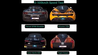 0-100km/h Speed Test | Ferarri, McLaren, Aston Martin, Pagani Huayra| PMM2 | Gameplay.🔥#pmm2 #viral screenshot 5