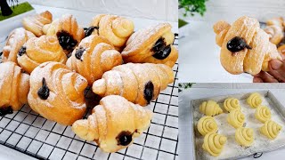 TANPA OVEN‼️ DI BENTUK SEPERTI INI JADI MAKIN LARIS MANIS | DONAT CROISSANT SUPER EMPUK & LEMBUT