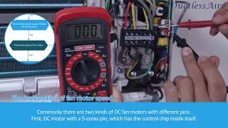 ductlessaire troubleshooting error codes e3 or f5 - fan motor malfunction