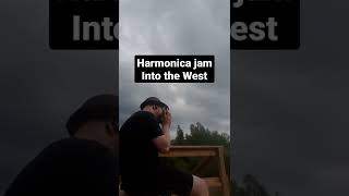 harmonica jam: &quot;Into the West&quot; (Tuomas Holopainen) #shorts