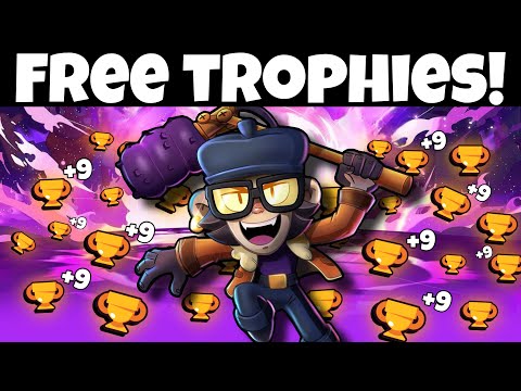 How to get TONS of free trophies in Brawl Stars!