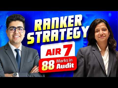 AIR 7 88 Marks Inter Audit Strategy Revealed | CA Shubham Keswani