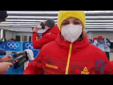 TEAM ROMANIA Beijing 2022 - Andreea Grecu, înainte și după primele manșe olimpice la monobob