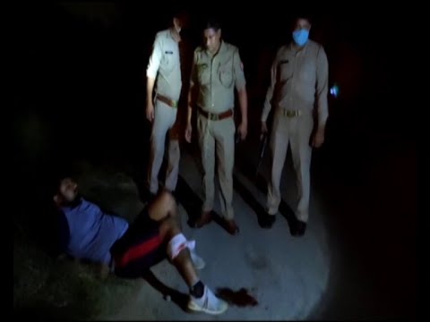 पुलिस और बदमाश की मुठभेड़, टॉप 10 अपराधी मुत्तु कसाई घायल