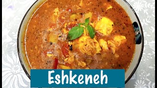 How to make Eshkeneh simple Iranian food