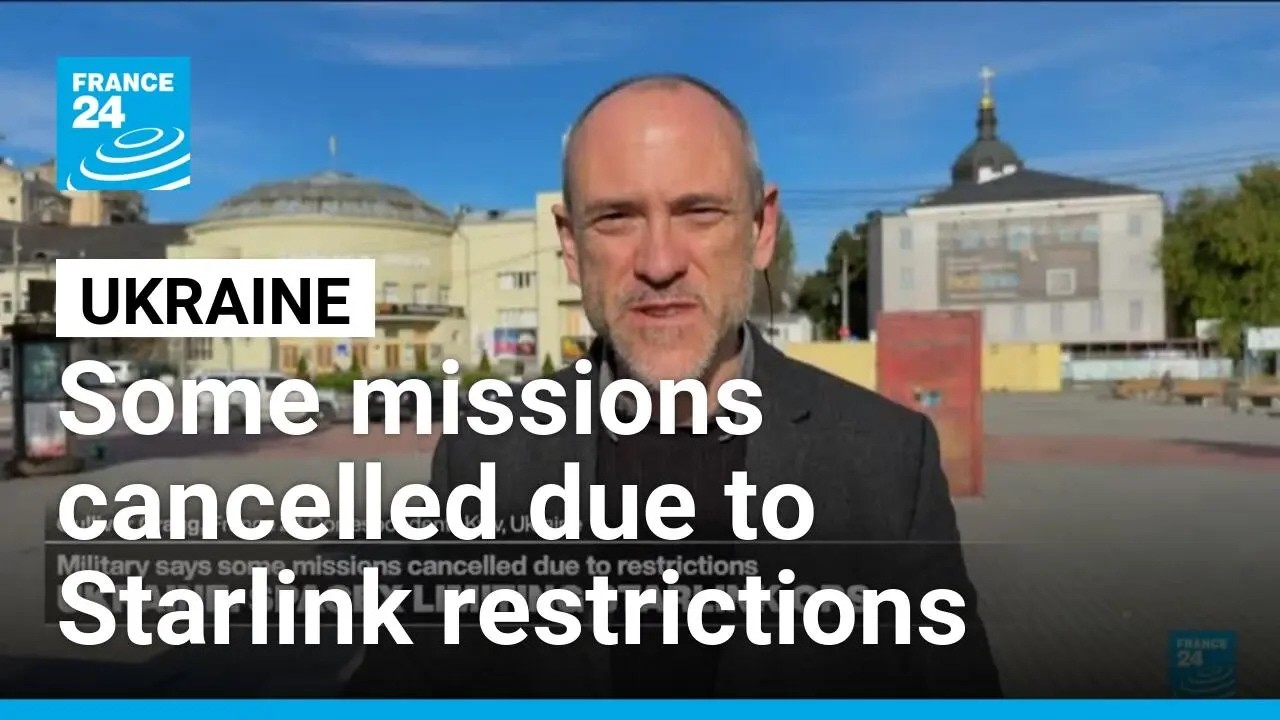 Ukraine accuses SpaceX of crippling military missions as ties with US worsen • FRANCE 24 English